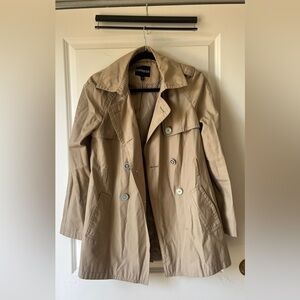 Express Women's Classic Beige Trench Coat